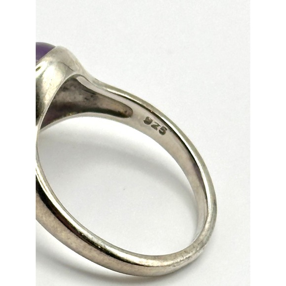 Lavender Amethyst Sterling Silver Ring Size 9.25 - Picture 7 of 9